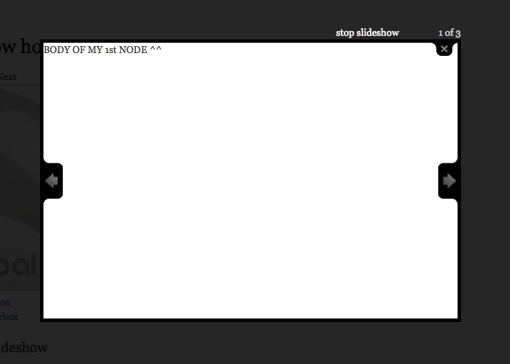 Views Slideshow Colorbox integration with multiple values field